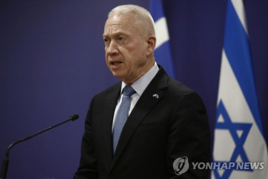 요아브 갈란트 이스라엘 국방부 장관EPA 연합뉴스