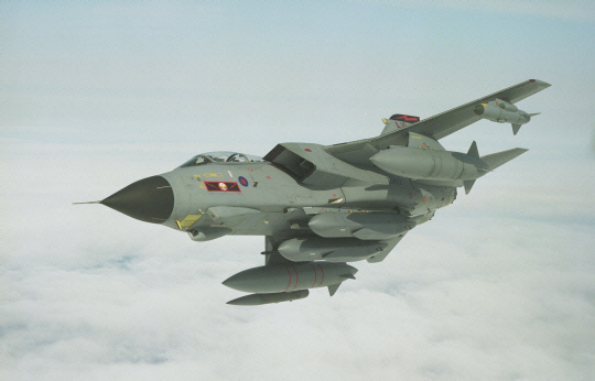 동체에 스톰 섀도 미사일을 장착한 토네이도 전폭기. MBDA사 홈페이지 캡처