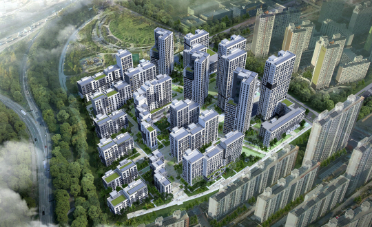 서울 강동구 고덕강일 3단지 공공주택지구 조감도. 서울시청 제공