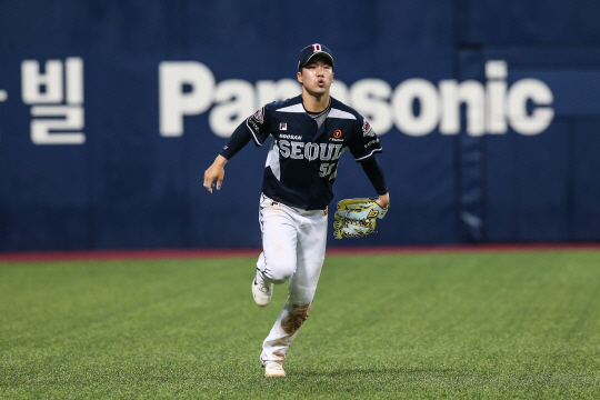 두산의 조수행. 두산 제공