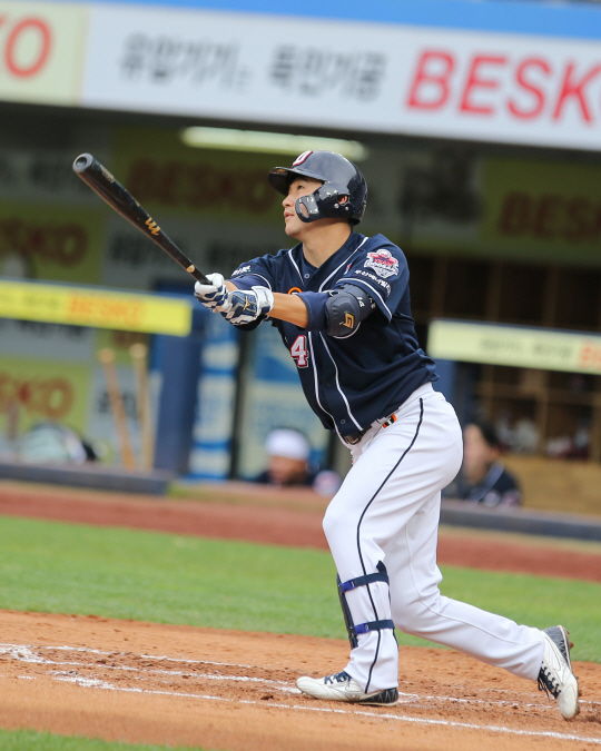 두산의 박계범. 두산 제공