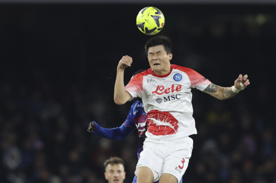 나폴리의 김민재. AP 뉴시스