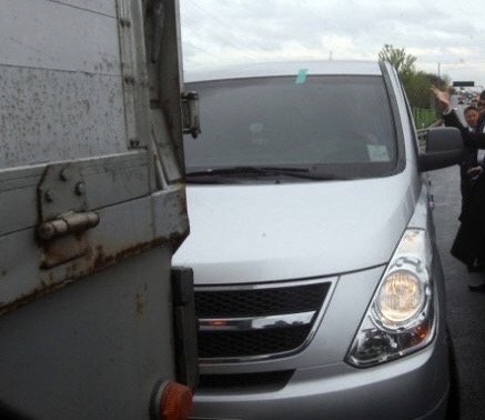 교통사고 현장 검증 모습. 충남경찰청 연합뉴스