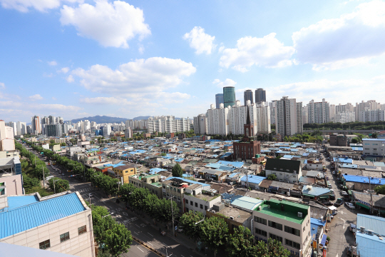서울 영등포구 문래동 기계금속 집적지 전경. 영등포구청 제공