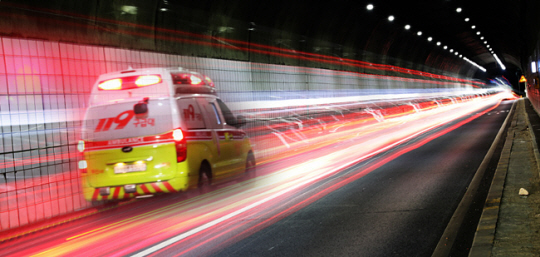 출동하는 구급차. 뉴시스 자료사진