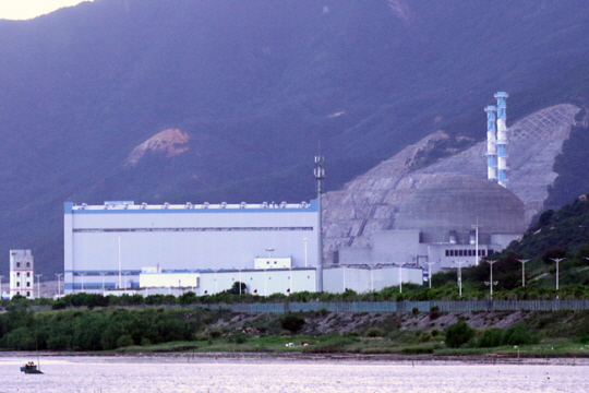 지난 2021년 6월 방사능 물질 유출 의혹이 제기된 중국 광둥성 타이산 원자력 발전소의 당시 모습. AP 뉴시스