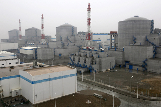 중국 장쑤성 롄윈강 원전. 신화통신 뉴시스