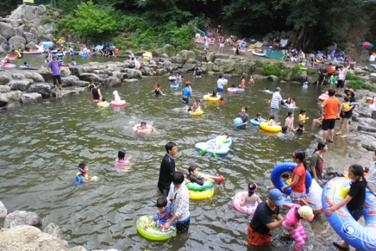 축령산휴양림. 경기도청 제공