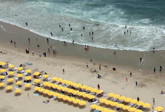 2일 부산 해운대해수욕장. 뉴시스