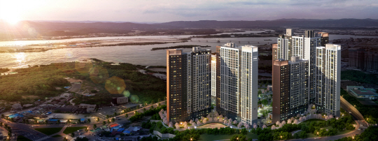 춘천 레이크시티 아이파크 조감도. HDC현대산업개발 제공