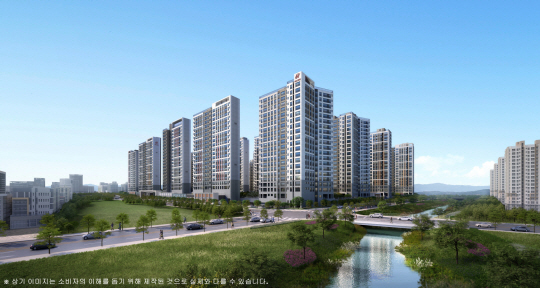 힐스테이트 첨단센트럴 투시도. 현대엔지니어링 제공