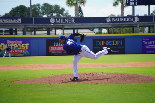 토론토 블루제이스의 류현진. 토론토 블루제이스 SNS 캡처