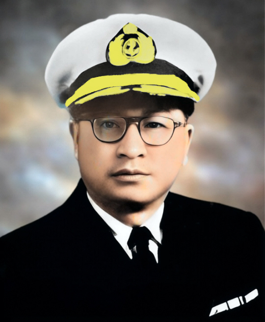 해군의 아버지 손원일 해군 중장. 국가보훈부 제공