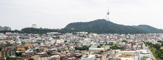 용산구 남산고도지구 전경. 용산구청 제공