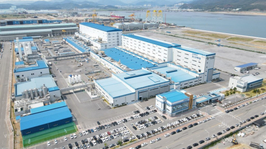 포스코퓨처엠의 전남 광양 양극재 공장 전경. 포스코그룹 제공