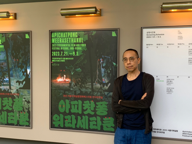 제20회 서울국제실험영화페스티벌 참석차 내한한 아피찻퐁 위라세타꾼 감독은 지난 25일 서울현대미술관 서울관에서 열린 간담회에서 “결과물보다 영화를 만드는 과정이 더 중요하다”고 말했다.  이정우 기자