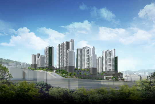 상도 푸르지오 클라베뉴 투시도. 대우건설 제공