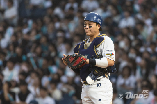 NC의 박세혁. NC 제공