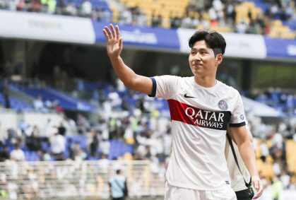 축구대표팀 미드필더 이강인(파리 생제르맹). 뉴시스