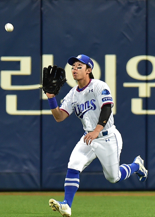 삼성의 김성윤. 뉴시스