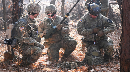 주한미군 훈련 모습. 뉴시스
