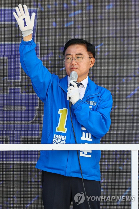 진교훈 더불어민주당 강서구청장 후보. 연합뉴스