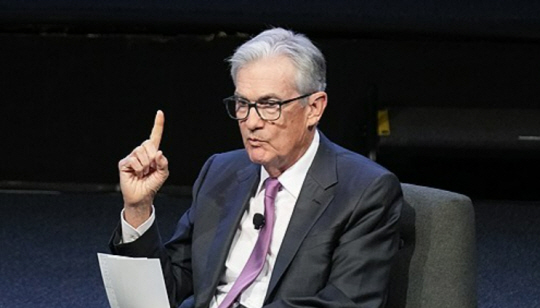 연설하는 제롬 파월 Fed 의장. 연합뉴스
