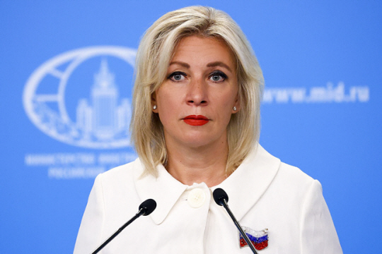 마리아 자하로바 러시아 외무부 대변인. AP 뉴시스