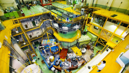 연구용 원자로 ‘하나로’ 모습. 한국원자력연구원 제공