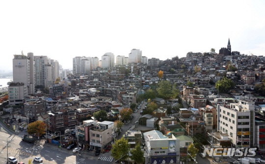 서울 용산구 한남3구역 전경. 뉴시스