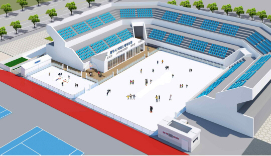 원주 아이스링크 조감도. 원주시청 제공