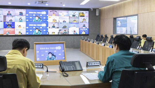경기도-시군 부단체장 긴급회의. 경기도청 제공