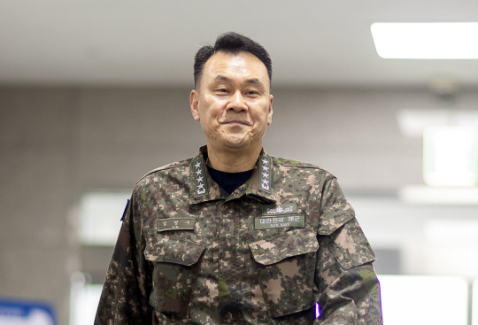 김명수 신임 합동참모본부 의장. 연합뉴스