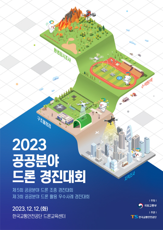 2023공공분야 드론 경진대회 포스터