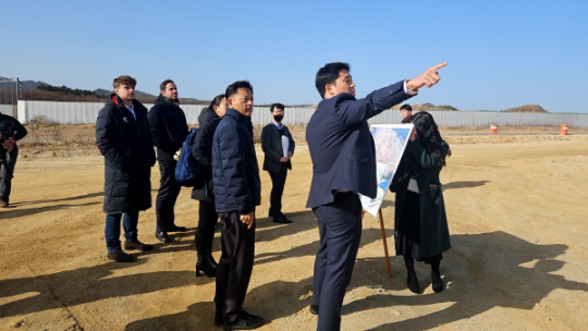 충청하계U대회 실사단.