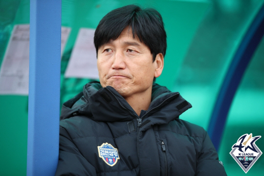 정정용 김천 상무 감독. 한국프로축구연맹 제공