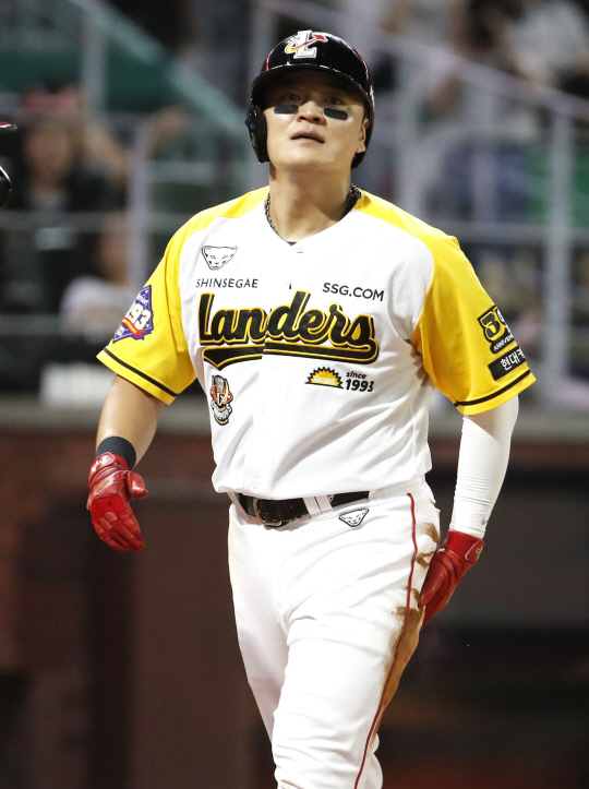 SSG의 추신수. 뉴시스