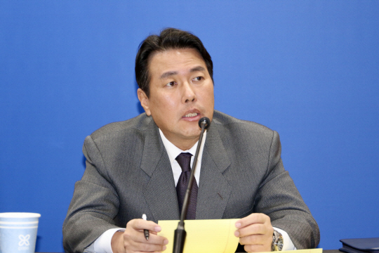 김태효 국가안보실 1차장이 15일 미국 워싱턴DC 주미 한국대사관에서 한미 제2차 핵협의그룹(NCG) 결과를 설명하고 있다. 워싱턴 공동취재단