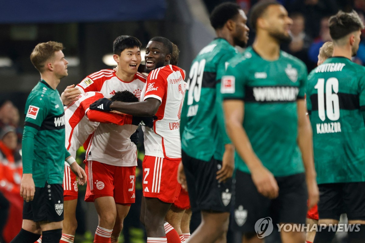 골세리머니를 펼치는 김민재[AFP=연합뉴스]