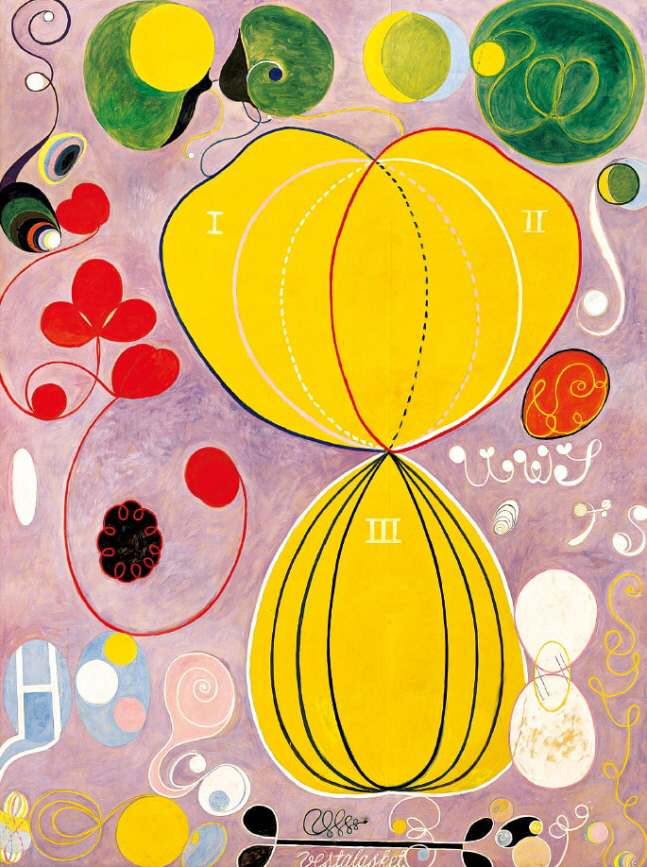 아프 클린트의 ‘The Ten Largest, No. 7, Adulthood’.