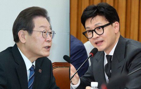 이재명(왼쪽) 더불어민주당 대표와 한동훈 법무부 장관. 뉴시스