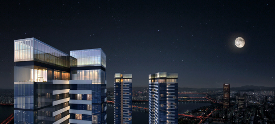 여의도 공작 아파트를 재건축할 써밋 더 블랙 에디션 스카이 어메니티. 대우건설 제공