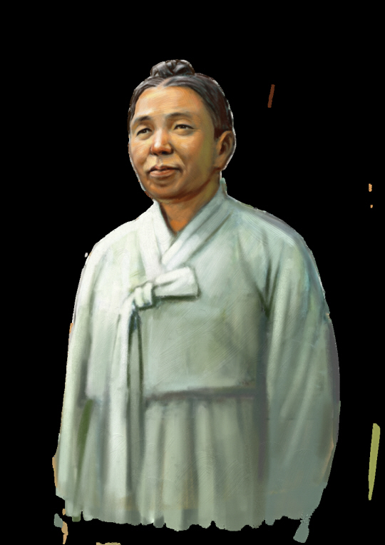 2024년 8월의 독립운동가에 선정된 김구 선생의 어머니 곽낙원 여사. 국가보훈부 제공