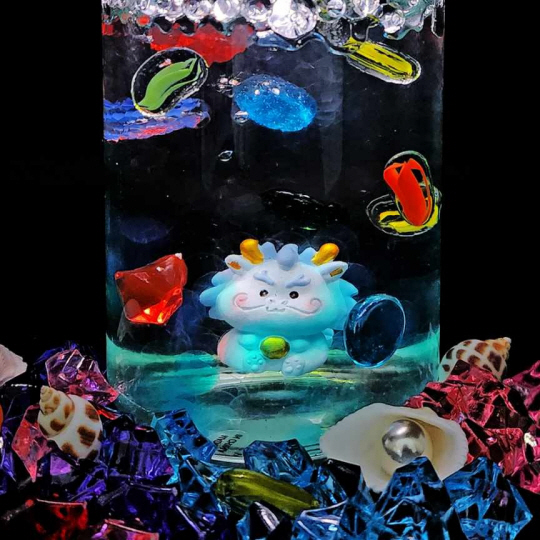 정관박물관의 ‘우리 가족 박물관 나들이-용알용알’ 프로그램에 참여해 만들 수 있는 ‘용알 무드등’. 정관박물관 제공