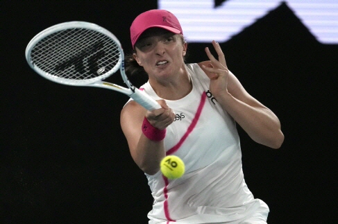 폴란드의 이가 시비옹테크. AP 뉴시스