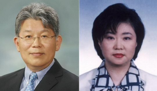 문재완(왼쪽)·이정옥 신임 방심위원