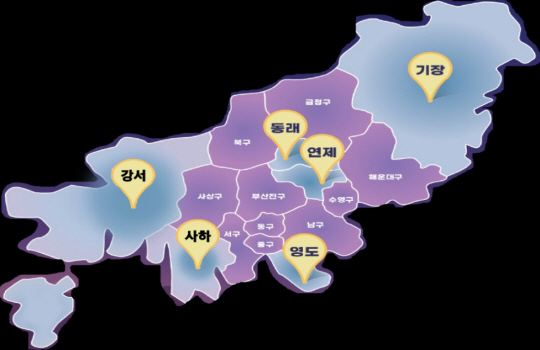 부산 내 달빛어린이병원 운영 지자체 현황