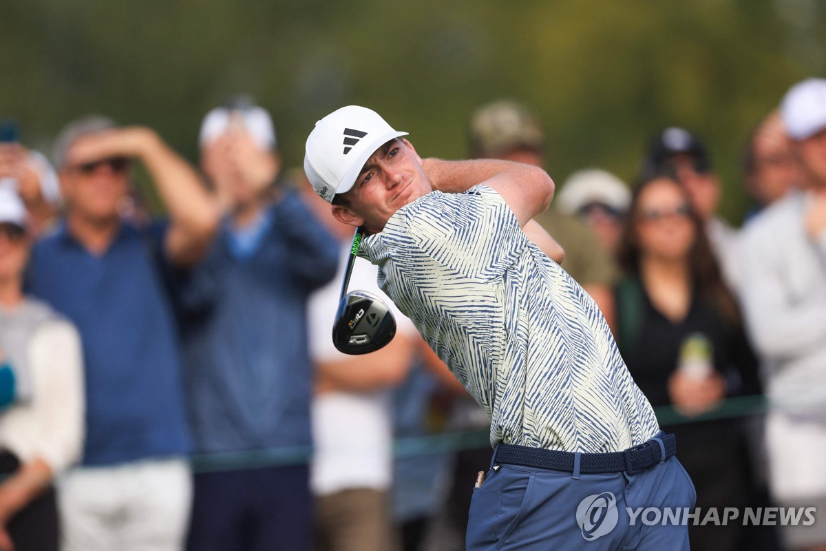 아마추어로 PGA 투어에서 우승한 닉 던랩[게티이미지/AFP=연합뉴스]