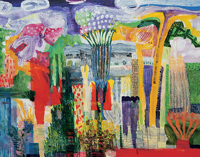 유근영, 엉뚱한 자연, 182×227㎝, 캔버스에 유화, 2023.