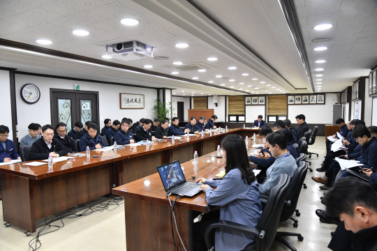한국조폐공사가 조폐산업 발전 3개년 계획 전략 TF세미나를 진행하고 있다. 조폐공사 제공